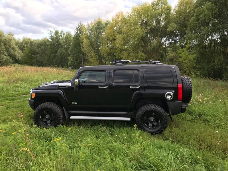 Hummer h3 черный