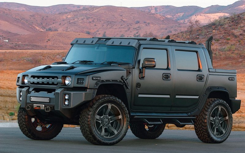 Тюнингованный Hummer h2