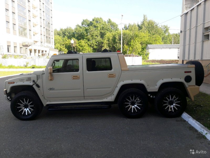 Hummer h2 шестиколёсный