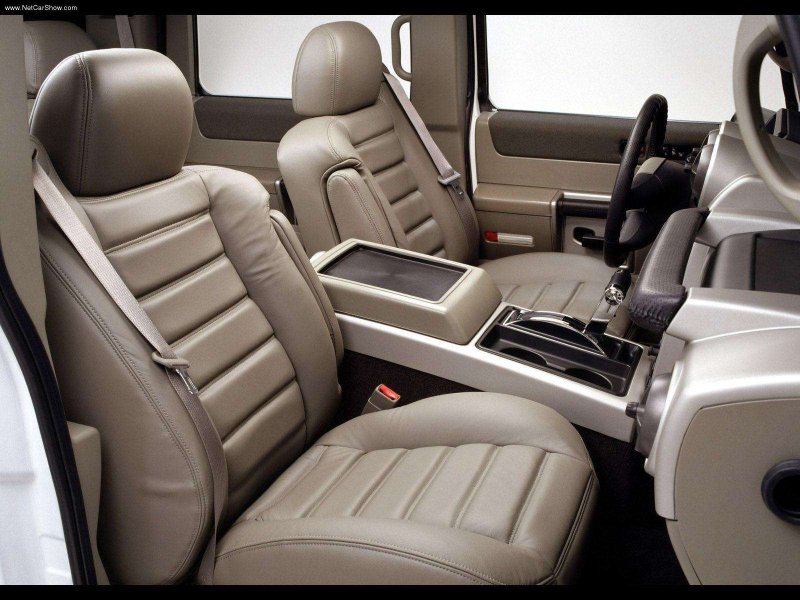 Hummer h2 салон сзади
