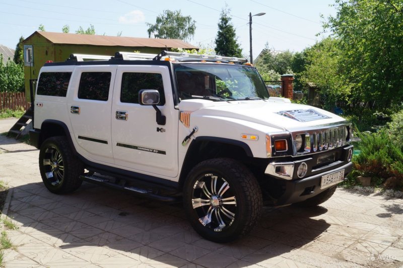 Hummer h2 White Tuning
