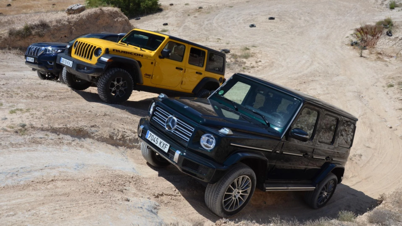 Jeep Wrangler Mercedes g-class