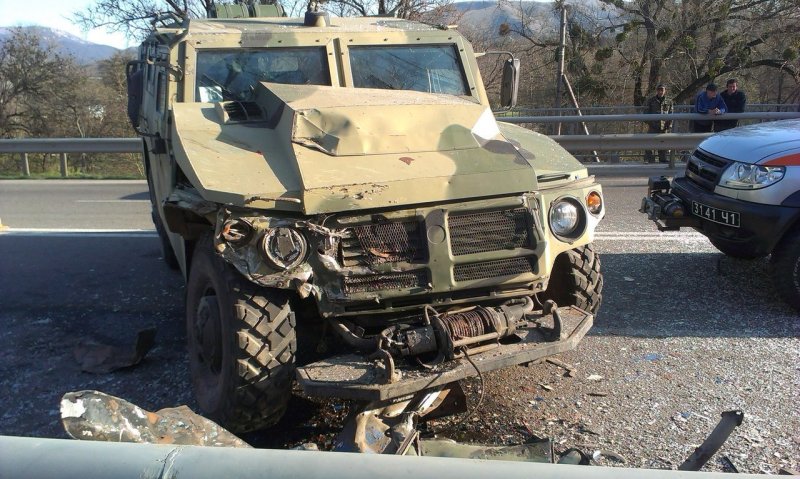 Бронеавтомобиль тигр в Крыму