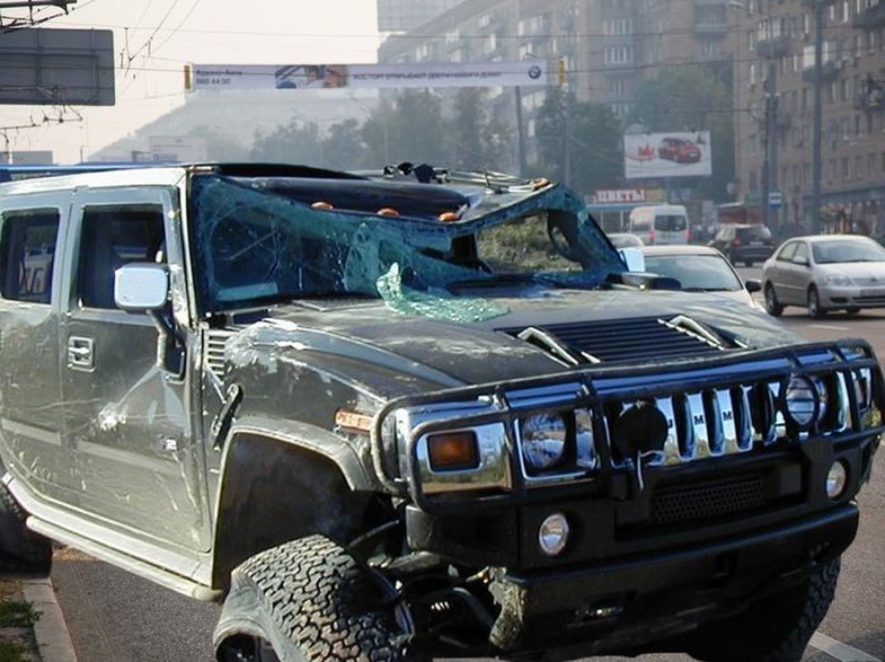 Hummer h2 ДТП