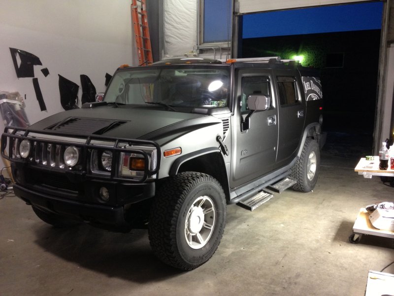 Hummer h2 Black Matte