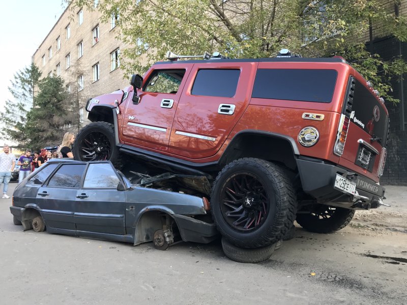 Хаммер н2 заниженный
