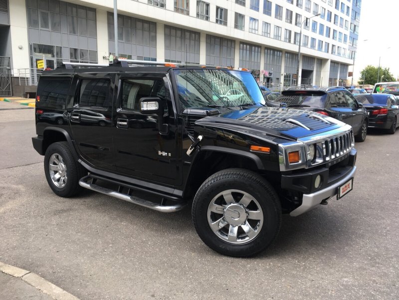 Hummer h2 2008 черный
