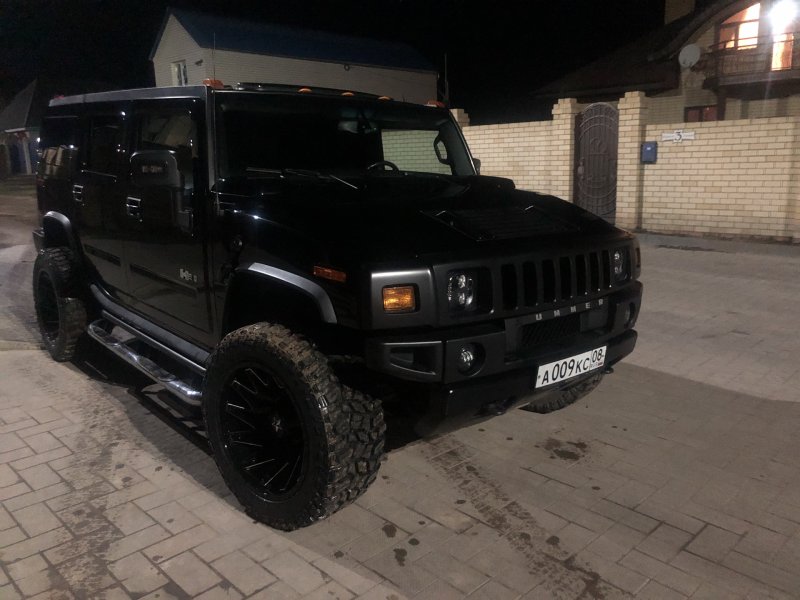 Hummer h2 черный
