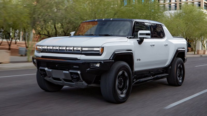 Hummer ev сбоку