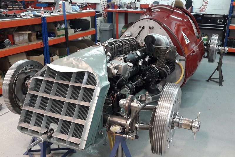 Alfa Romeo 158 двигатель