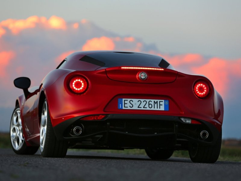 Alfa Romeo 4c Rear