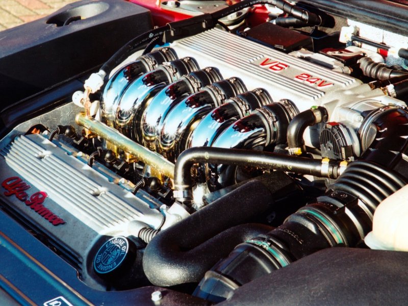 Alfa Romeo v6 двигатель