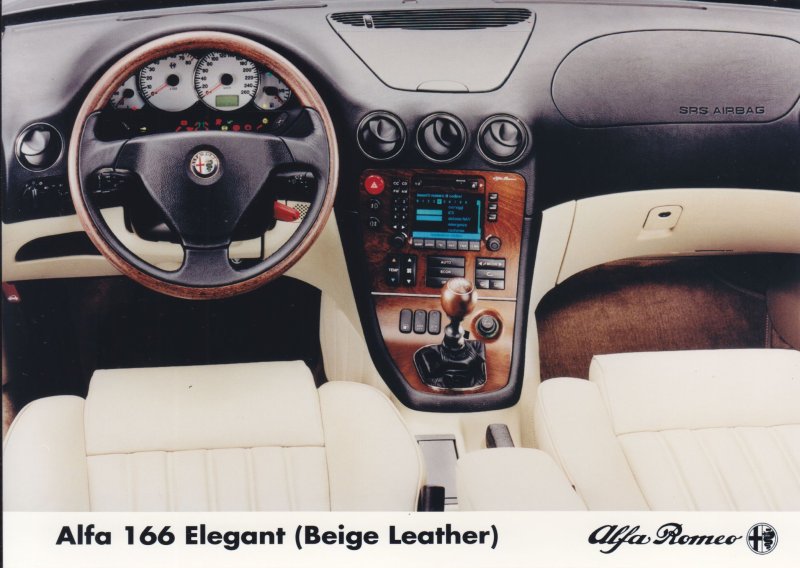 Alfa Romeo 166 Interior Leather