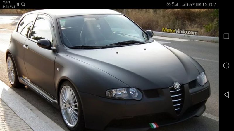 Alfa Romeo 147 Black