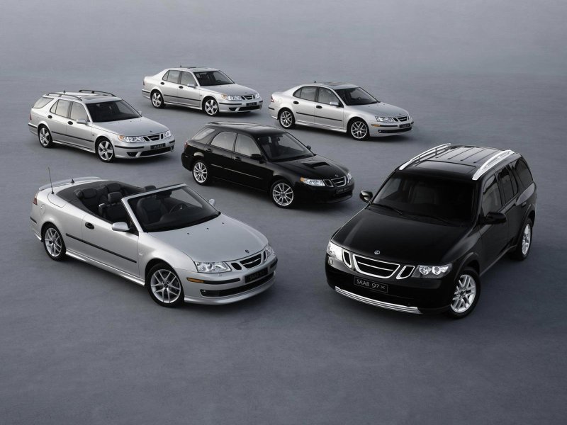 Saab Модельный ряд
