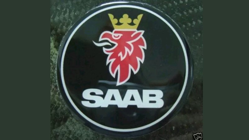 Наклейка Saab Scania на диск