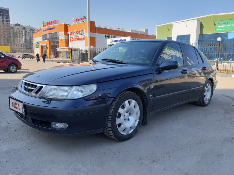 Saab 9-5 синий 2000