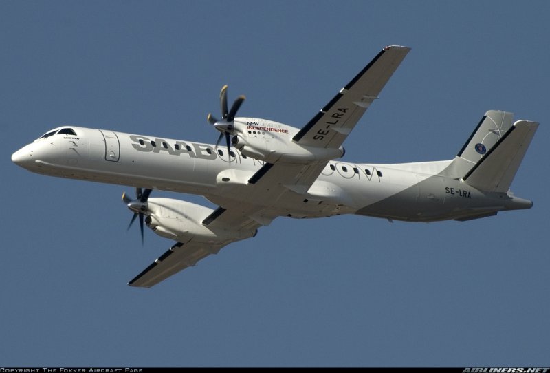 Saab 2000 региональный самолет