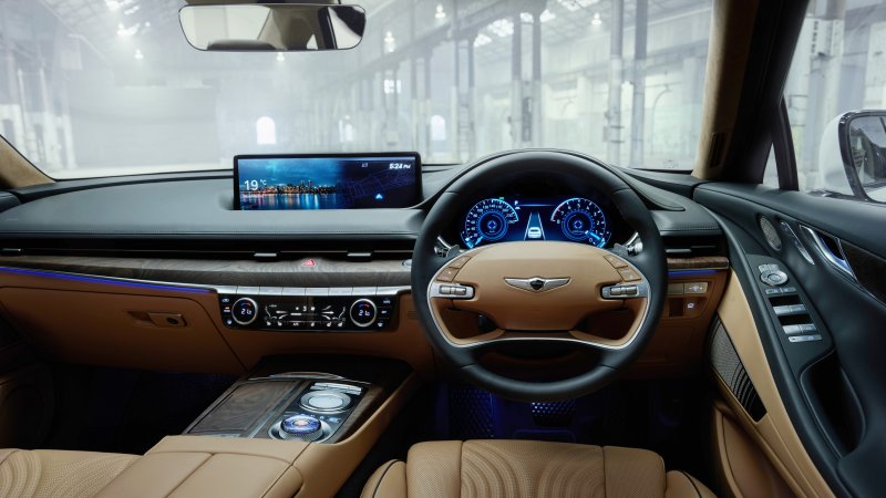 Genesis g80 2021 салон