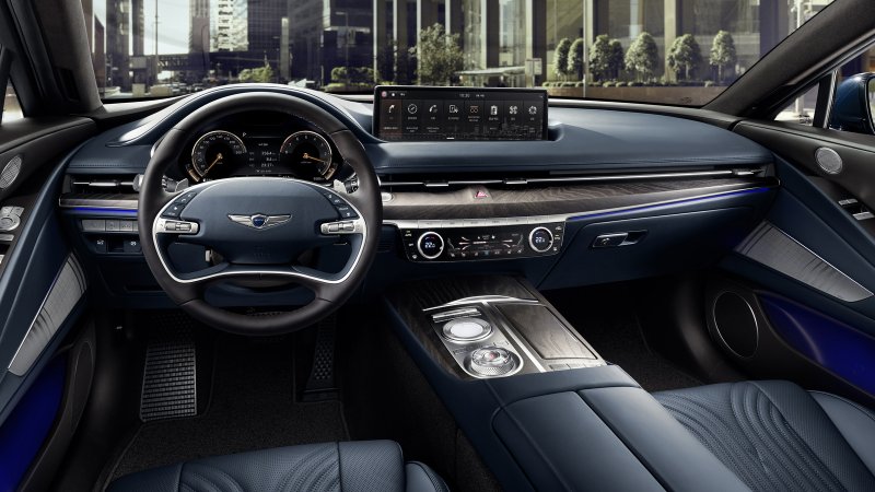 Genesis g80 2021 салон