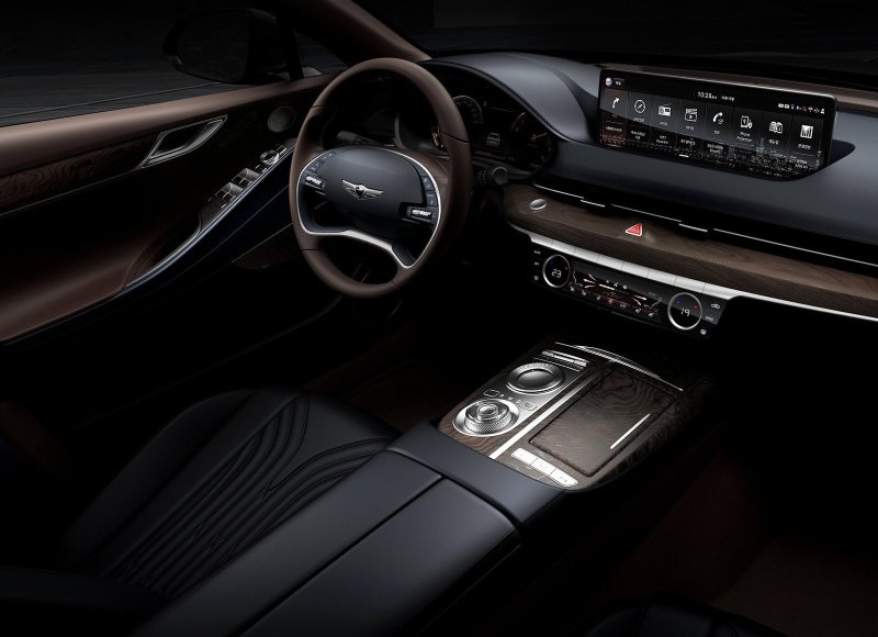 Genesis g80 2021 салон