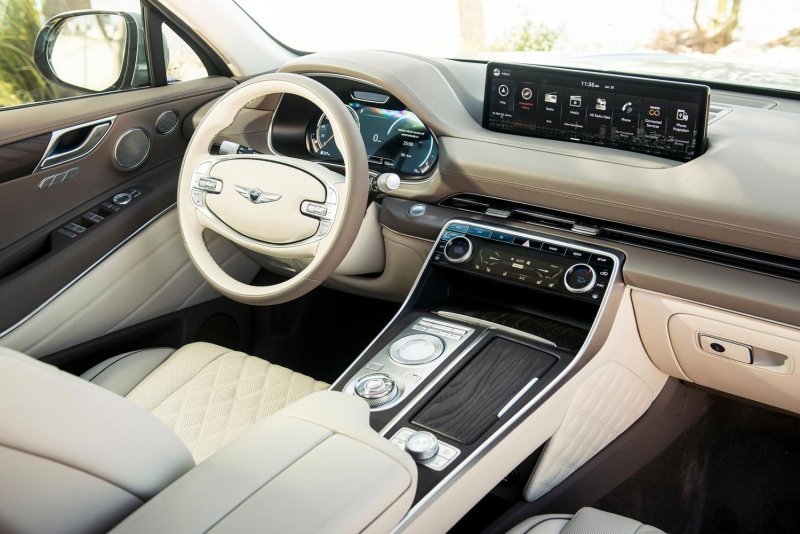 Genesis gv80 2021 салон