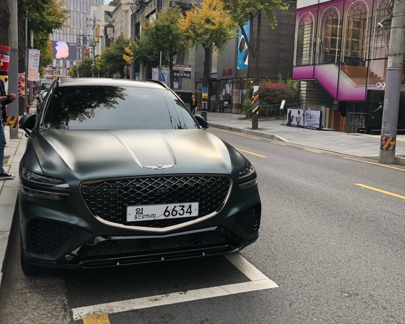 Genesis gv70 черный