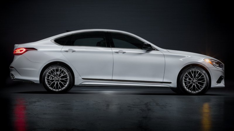 Genesis g80 2018 белый