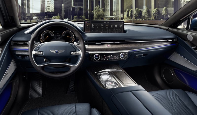 Genesis g80 2021 салон