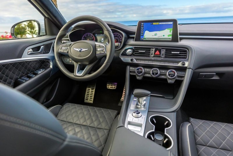 Новый Genesis g70 салон