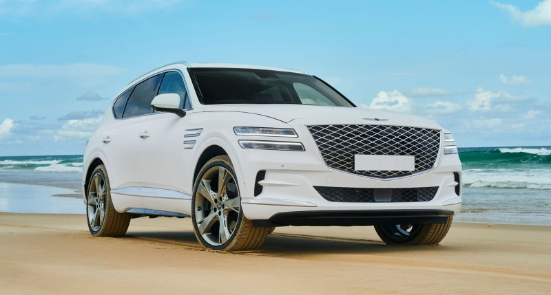 Genesis gv80 белый