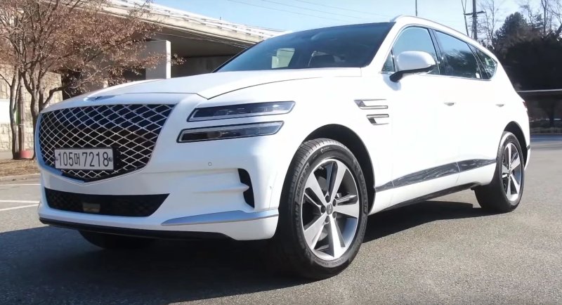 Genesis gv80 белый