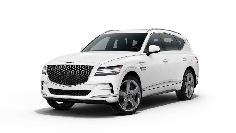 Genesis gv80 белый