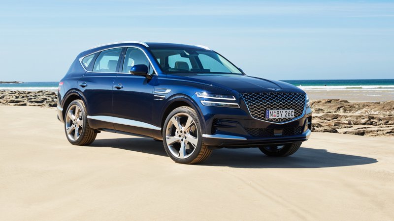 Genesis gv80 зеленый