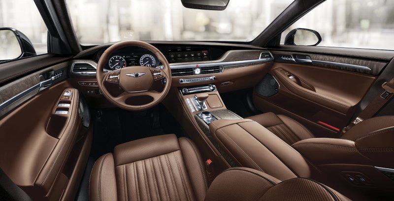 Genesis g90 long салон