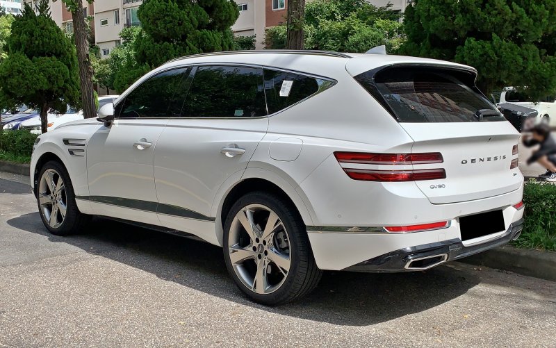 Genesis gv80 белый матовый