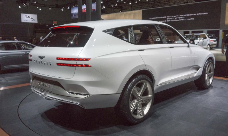 Genesis gv80 белый