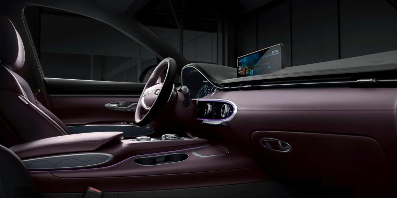 Genesis gv70 2021 салон