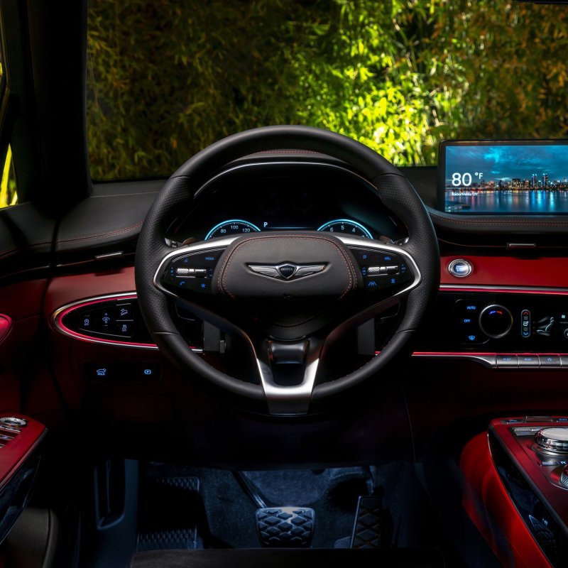 Genesis gv70 2021 салон