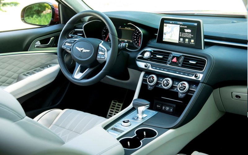 Genesis gv70 салон интерьер