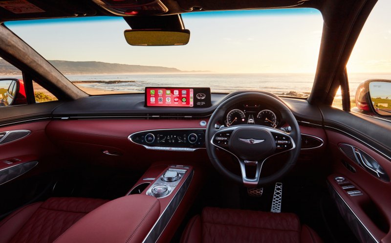 Genesis gv70 2021 салон