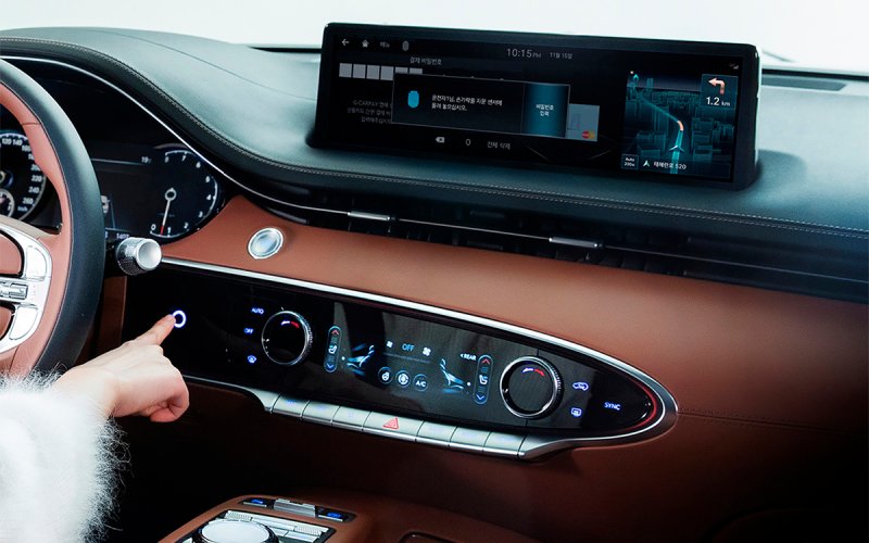 Genesis gv70 салон
