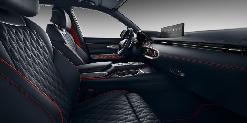 Genesis gv70 2021 салон