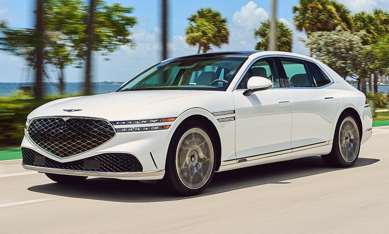 Genesis g90 2022 серый