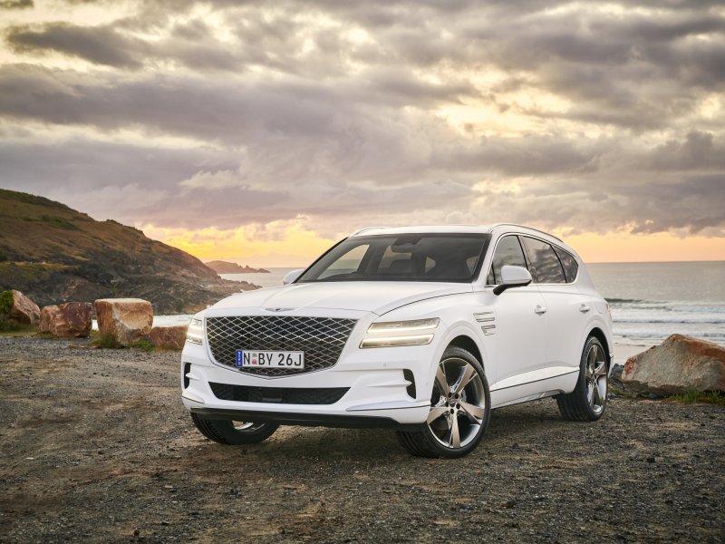 Genesis gv80 белый