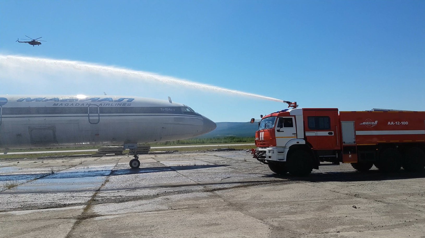 аэродромный пожарный автомобиль аа-15/60 мзкт-790912