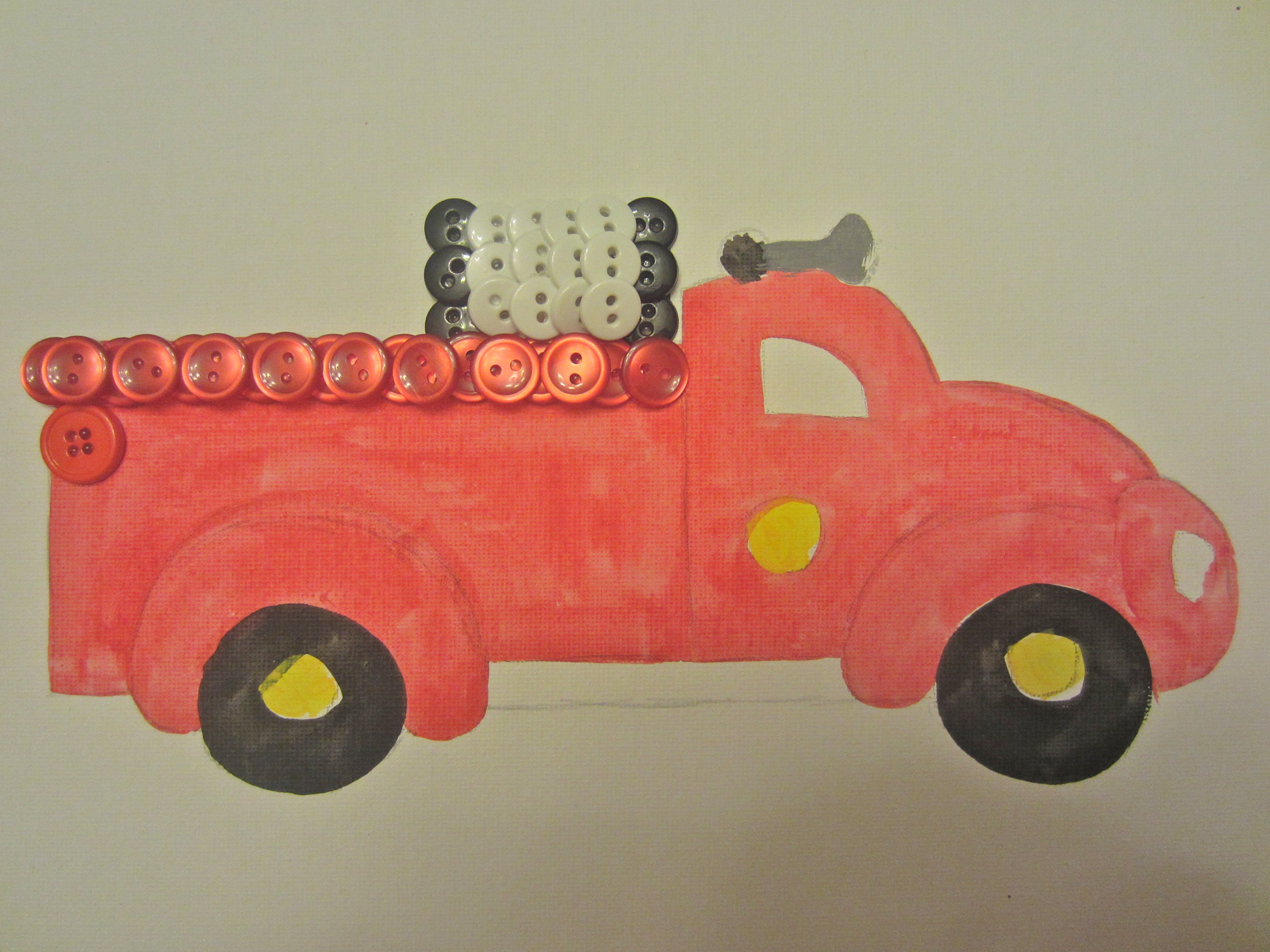 Пожарная машина старшая группа. Лепка Колдина пожарная машина. Поделка машинка. Аппликация машина. Машина из пластилина для детей.