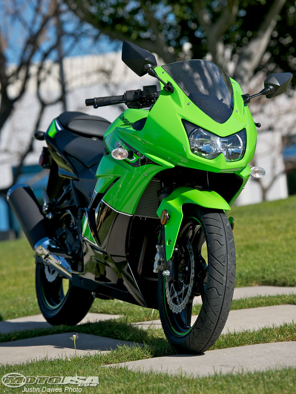 Kawasaki Ninja 250r мотоциклист