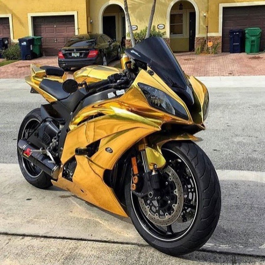 Yamaha r6 Золотая