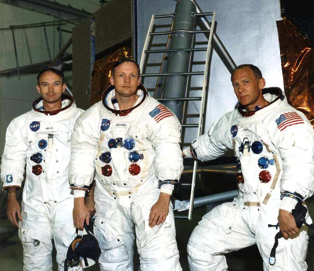 Первые в космос полетели американцы. Эдвин Олдрин 1969.
